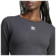 Adidas Γυναικείο φόρεμα Essentials Rib Long Sleeve Dress